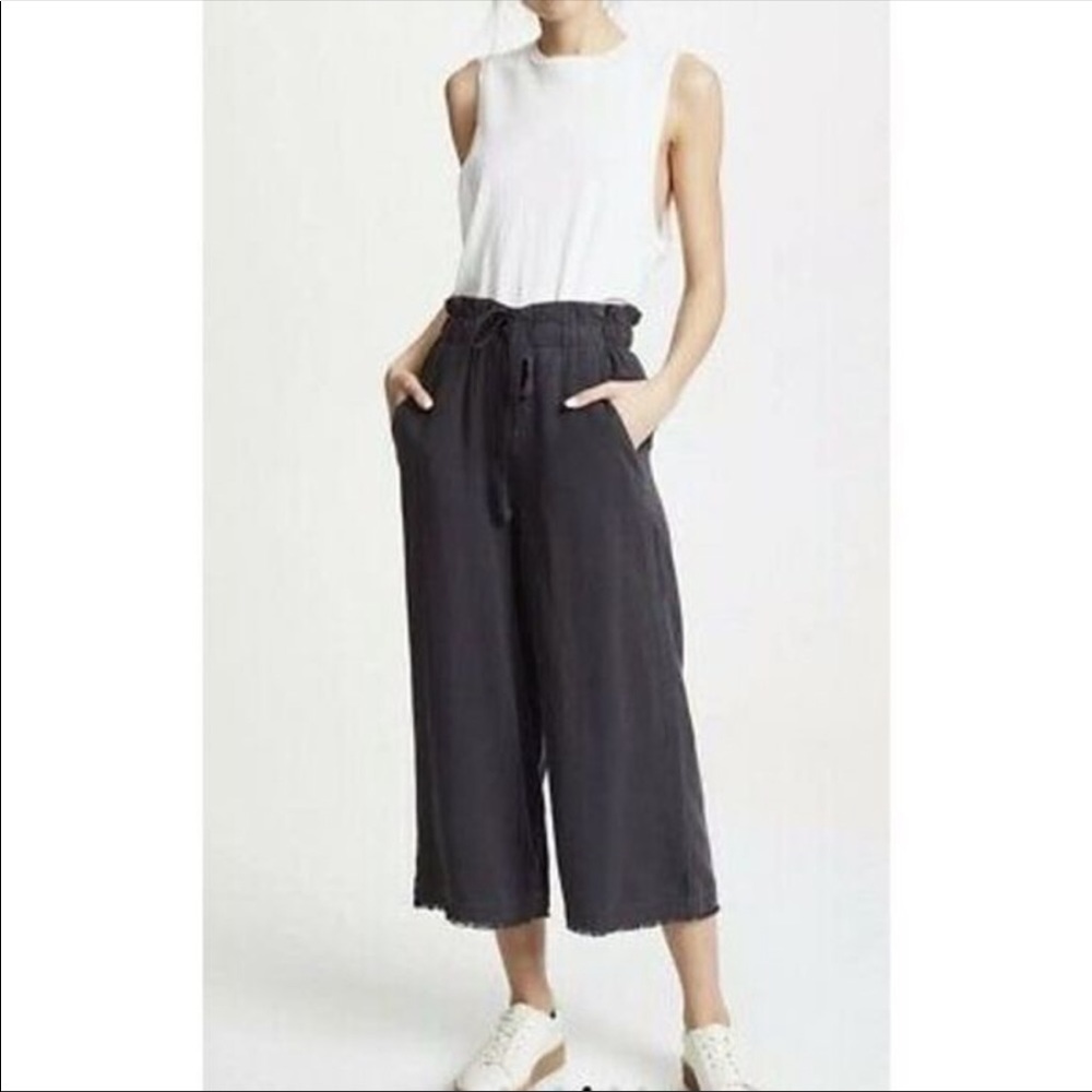 Cloth & Stone | Wide Leg Linen Crop Pants